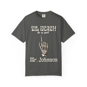 Personalize Couple Shirt for Male Halloween T-shirt - Till Death Do Us Part