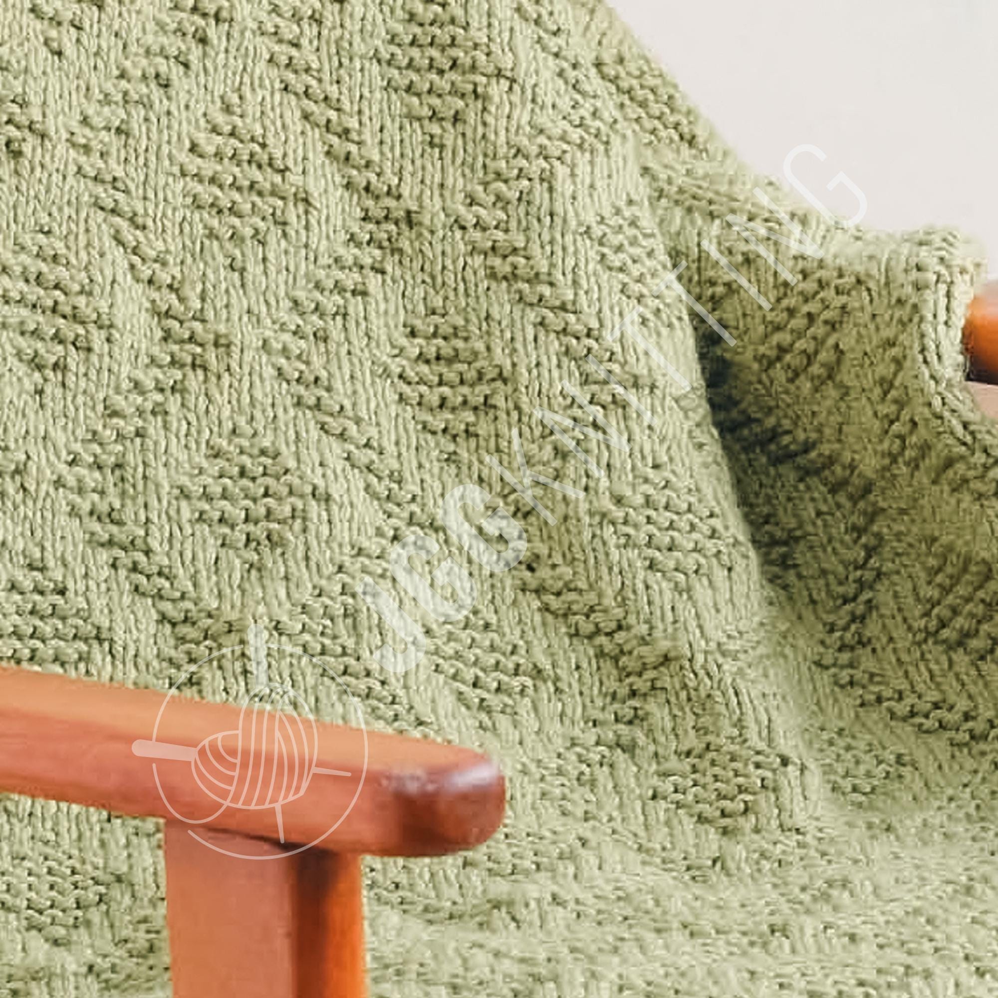 Throw Knitting Pattern PDF | Easy Knit Blanket for Sofa or Bed ...