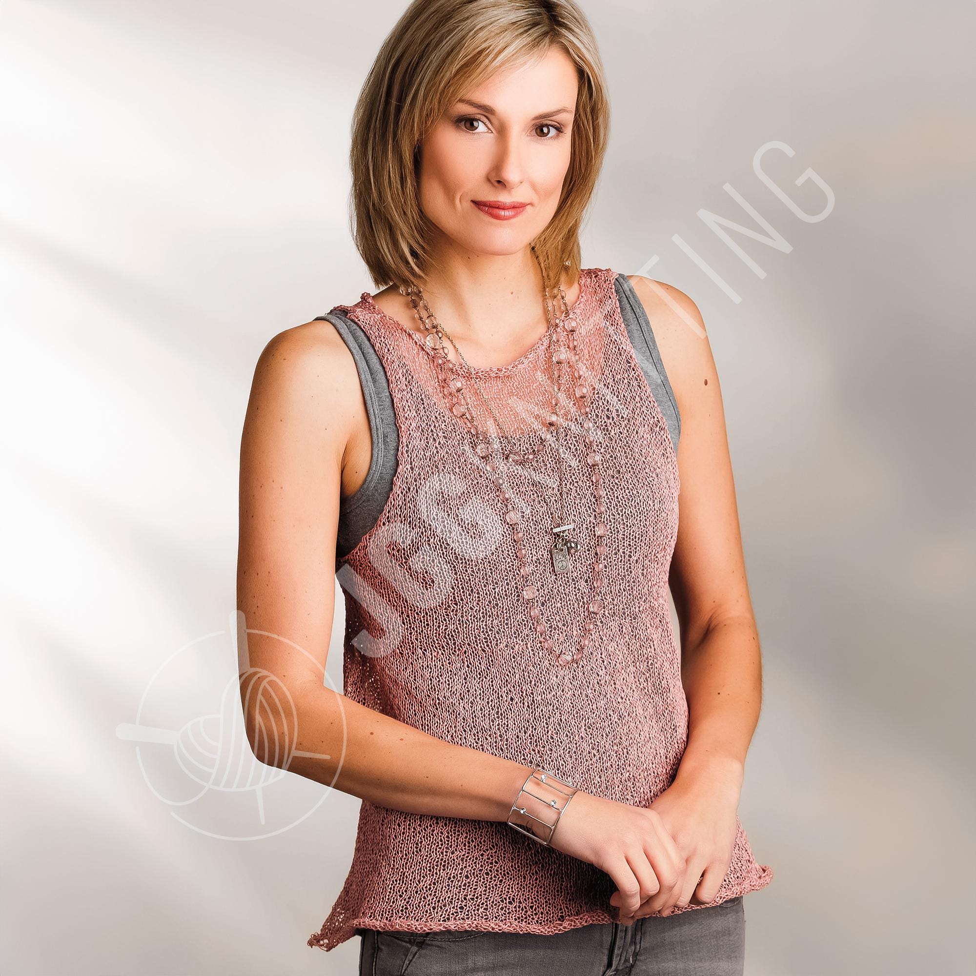 Loose Knit Tank Top Pattern - Etsy Canada