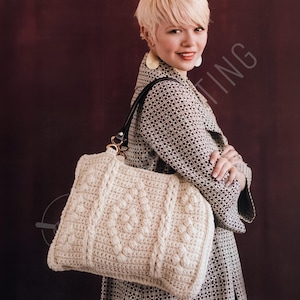 Tote Bag Crochet Pattern PDF | Textured Summer Crochet Bag for Women | Instant Download