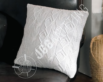Pillow Knitting Pattern PDF | Chunky Textured Cushion for Home Decor | Cozy Decorative Knit Project | Instant Download