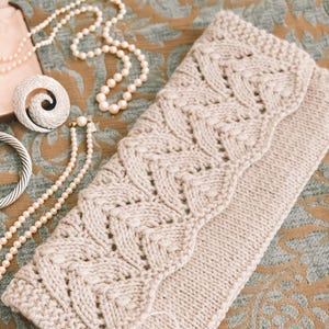 Knitting Pattern PDF for Lace Clutch Bag I Elegant Knit Purse with Textured Stitch I Evening Accessory Project I Instant Download