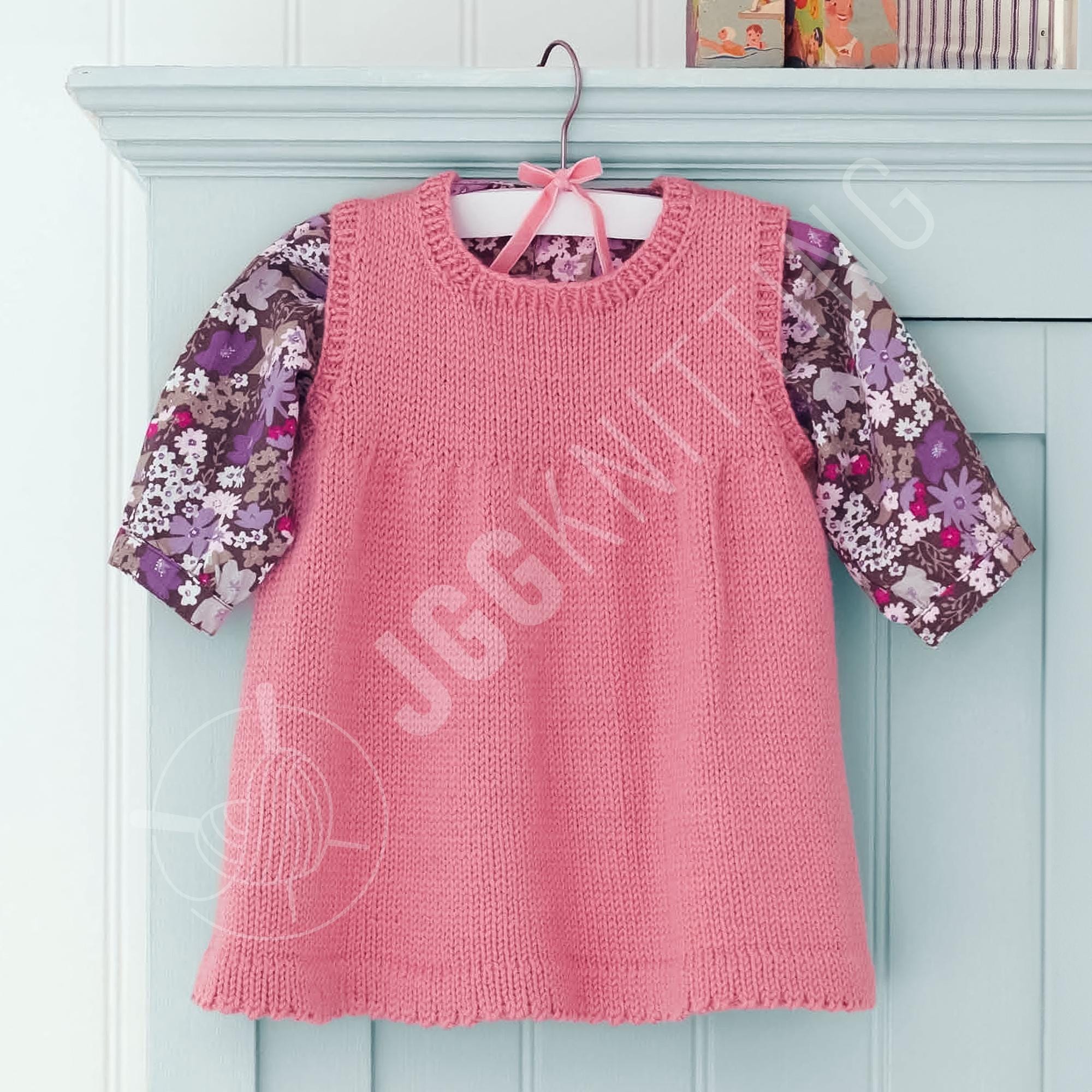 Child Knitted Dress Pattern - Etsy