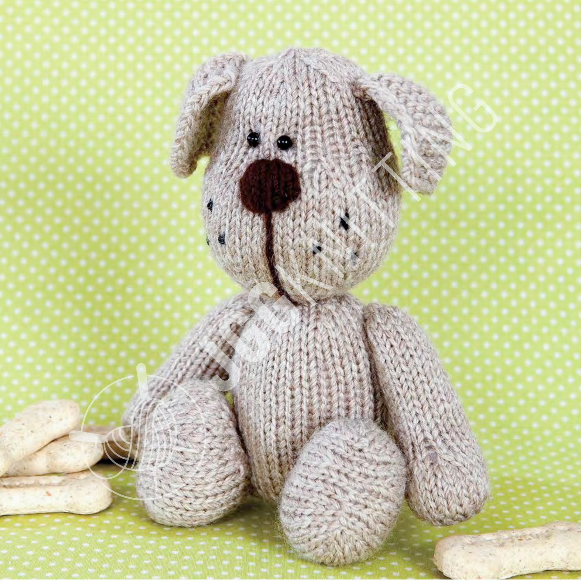 Small Dog Toy Free Knitting Pattern Westie Dog Scottie Dog