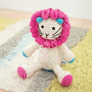 Amigurumi Lion Crochet Pattern PDF | Stuffed Animal Toy for Kids | Cute Nursery Decor | Instant Download