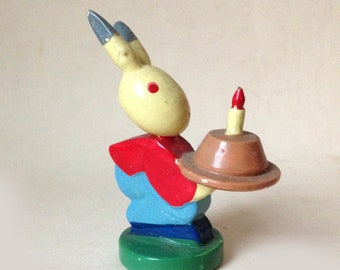 vintage 40's sevi bunny figurine Italy