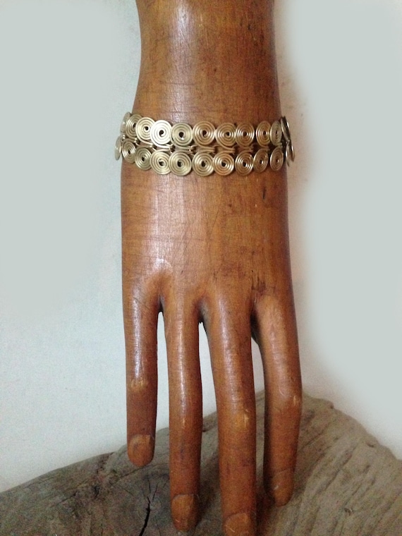 Handcrafted Bracelet Egyptian Spiral Design