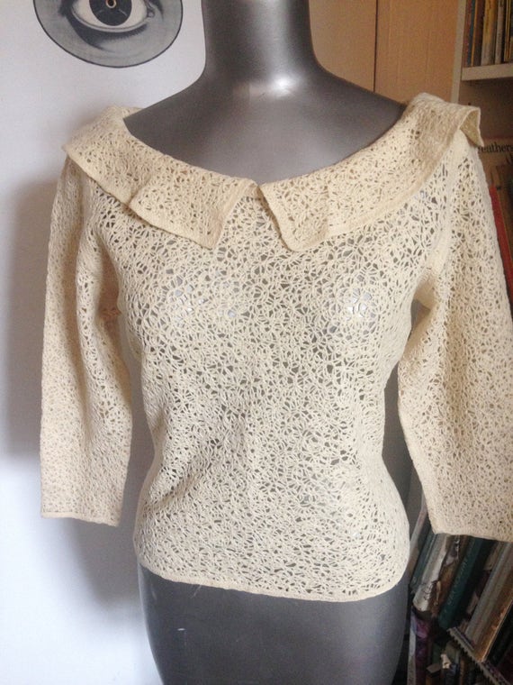 vintage circular knit Austrian sweater