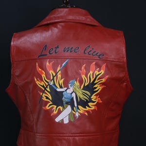 Resident Evil Code: Veronica Claire Redfield Let Me Live Vest - RE Veronica Cosplay Costume