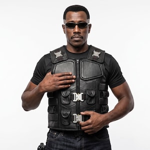 Blade Runner Inspired Vest - Wesley Snipes Cosplay Coat & Vest