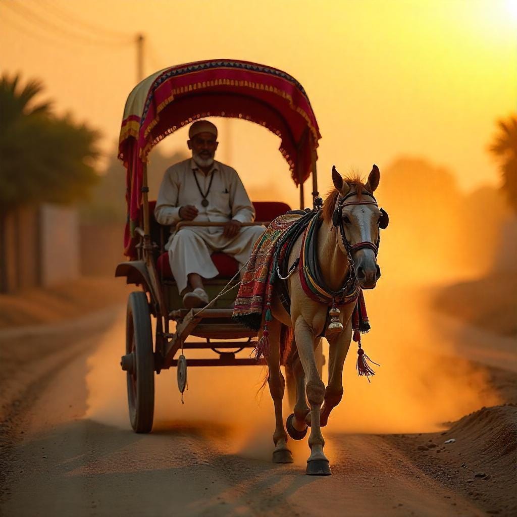 Pakistan Raksha Cart Traditional Pakistani Horse Cart - Etsy