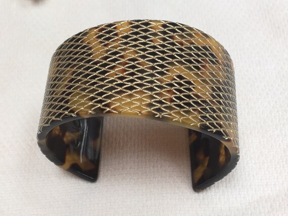 Pono Italian Resin Tortoise Cuff - image 3
