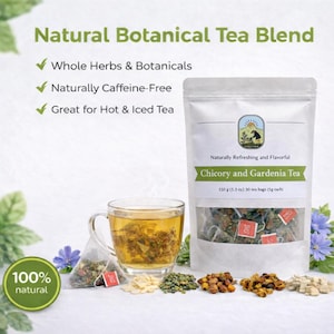 Chicory Gardenia Tea 30 Bags 150g Kidney Support Liver Support Detox Vitals Herb