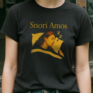 Tori Amos Fan Shirt, Snori Amos Parody Tee, Funny Band T-Shirt, 90s Music Lover Gift, Retro Graphic Shirt, Indie Rock Humor Tee