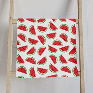 Watermelon Hand Towel - Fun Kitchen Decor, VRBO Hand Towel, Summer Vibes, Gift for Foodies, Fresh Home Accent, Perfect for Summer BBQs