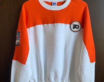 Vintage Russell Colorblock Crewneck XL, Custom Philadelphia Flyers - Eric Lindros