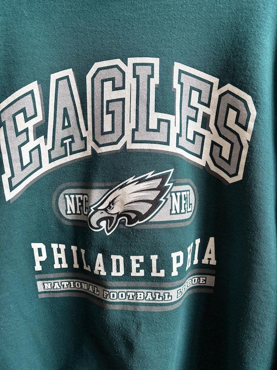 NFL ビンテージ　Philadelphia Eagles トレーナー　Lサイズ VTG 90's L Logo 7 NFL Philadelphia Eagles Crewneck Sweatshirt | eBay