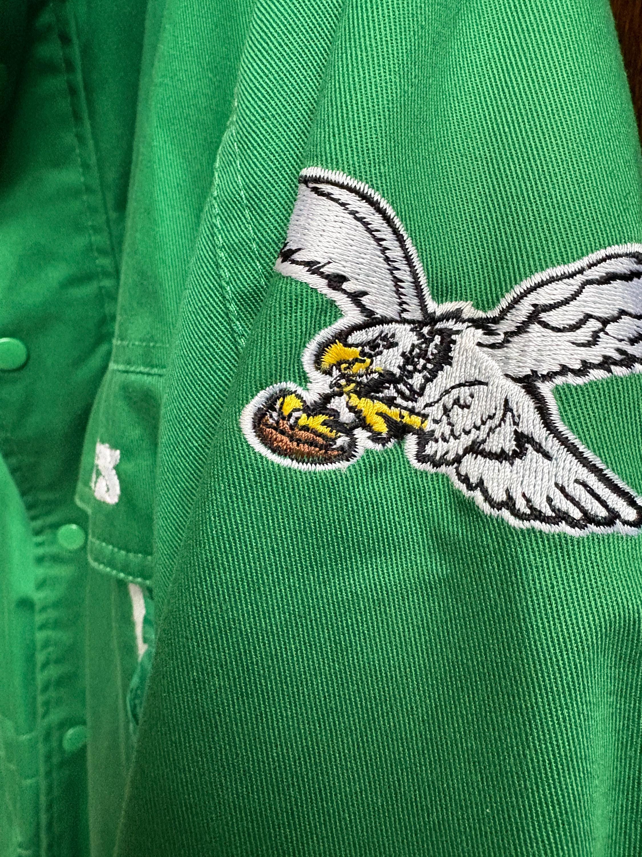 Vintage Kelly Green Philadelphia Eagles Starter Trench Vintage Kelly Green Philadelphia Eagles Starter Trench