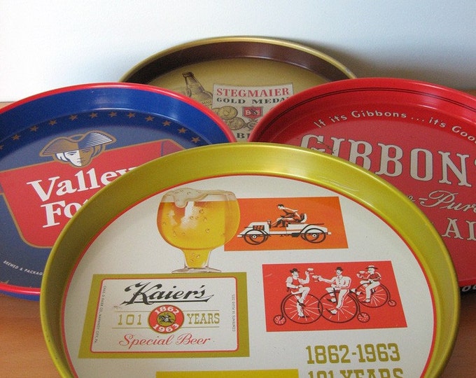 Vintage Beer Tray Collection Etsy