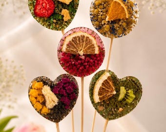 Handmade Tea Lollipops – Tropical, Fruity & Herbal Summer Tea Set ( SUMMER COLLECTION 2026)
