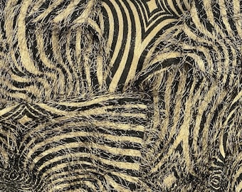 Chaqueta Joseph Ribkoff con estampado animal para mujer, 14, con estampado animal de cebra afelpado y pestañas