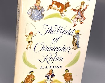1958 The World of Christopher Robin Color Illustrations PB A.A. Milne Very Good