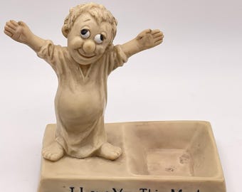 Plato para monedas con forma de bayas de R&W de 1988, soporte para anillos, te quiero mucho, Russ, HTF