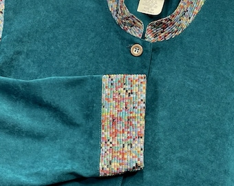 Chaqueta blazer de traje de manga larga Stephanie Thomas Sport, talla 16, vintage, con botones, estilo EE. UU.