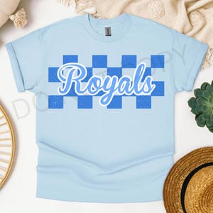 Royals Dark Blue Check