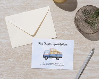 We’ve Moved Announcement Card | New Address Change Card | Moving Announcement | New Home Card