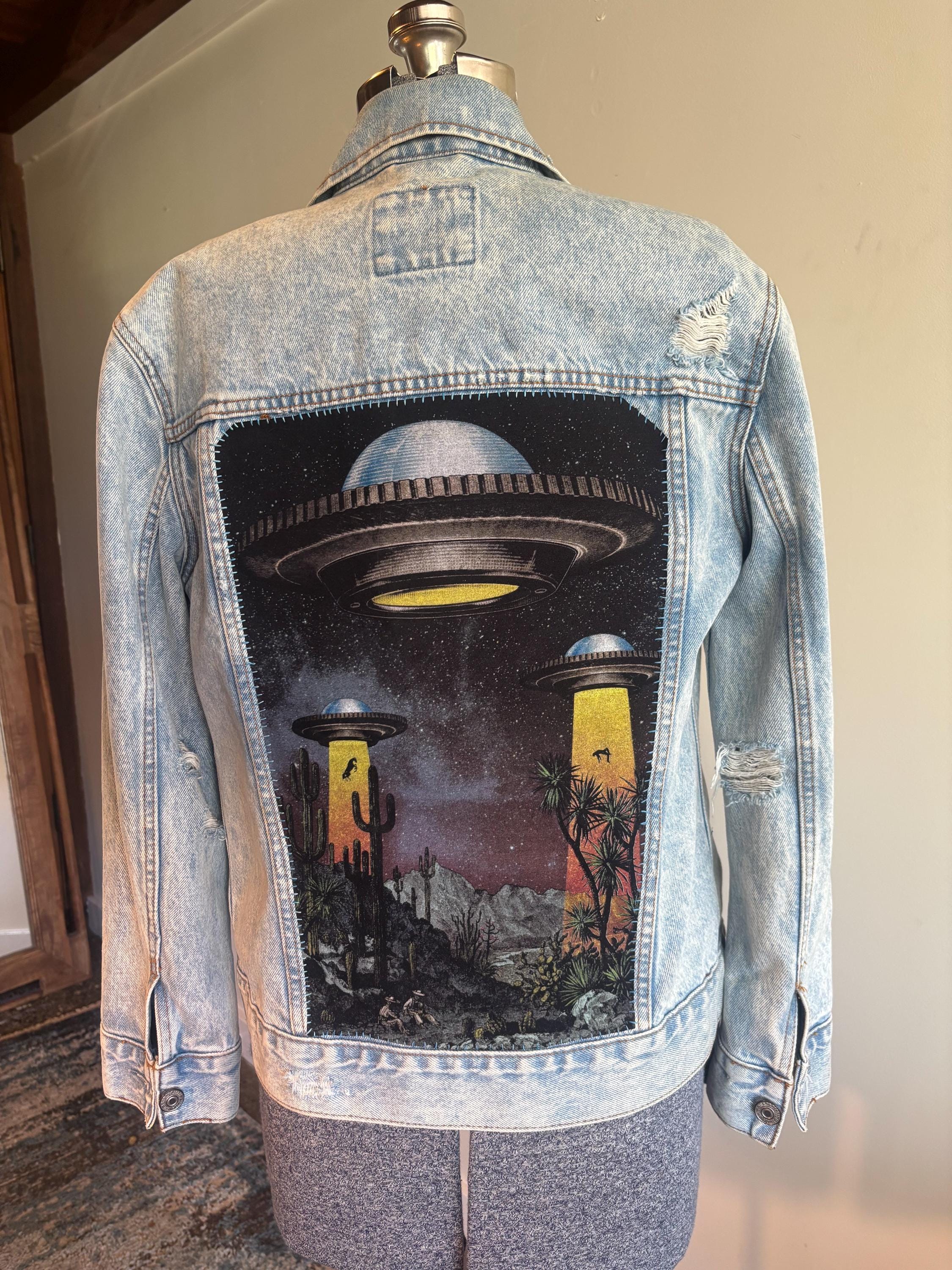 ジャケット・アウター UFO ATCA2 JACKET Ver.FADED COLOR DENIM UFO ATCA2 JACKET Ver.FADED COLOR DENIM Applied Art Forms Oversized