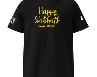 Feliz Sabbath / Camiseta unisex de algodón orgánico