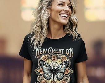 New Creation in Christ, DTF Transfers, Ready to press DTF, Ready For Press Heat Transfers