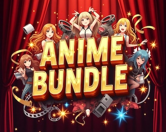 Anime Girls STL Bundle Gigh Quality 3D Printable