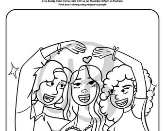 Galentine’s Day Printable Coloring & Self-Care Pack