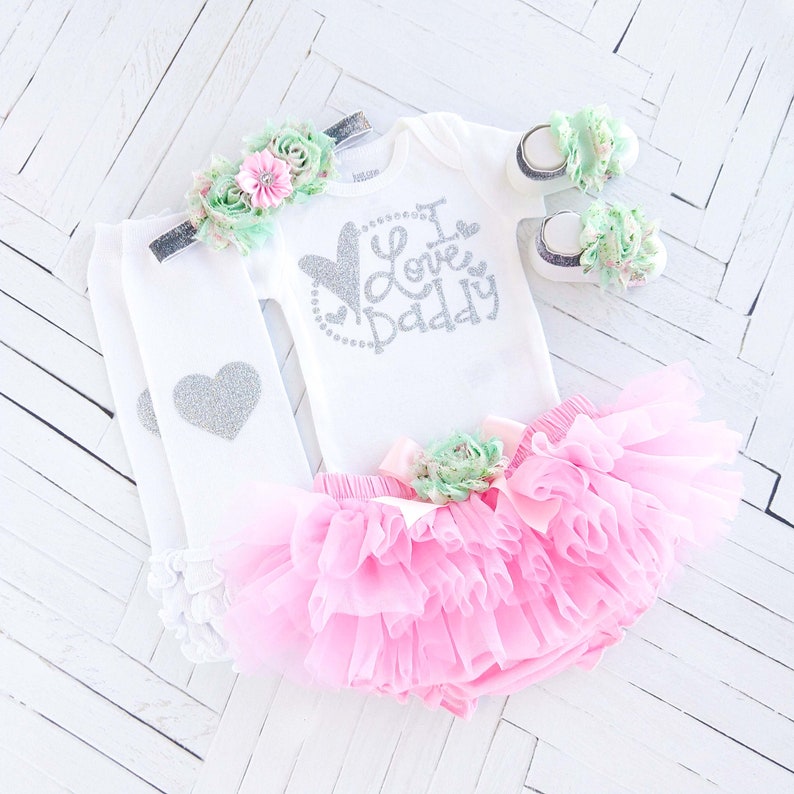 Baby Girl Outfit Light Pink Newborn Set Baby Shower Gift Etsy