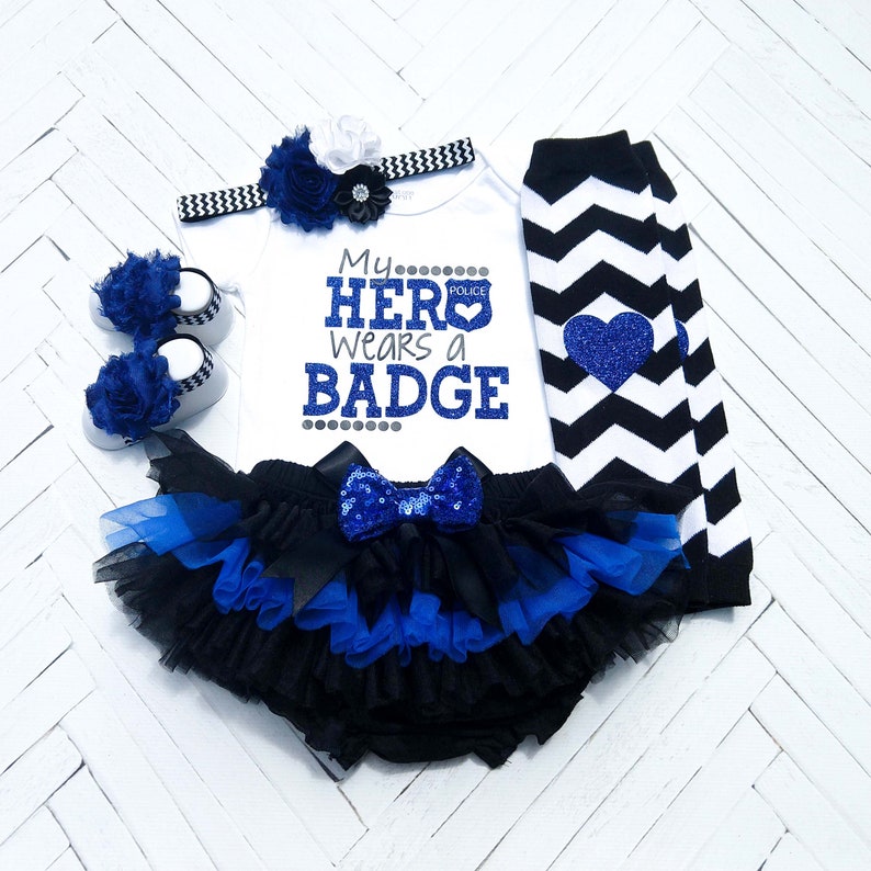 thin blue line baby girl clothes