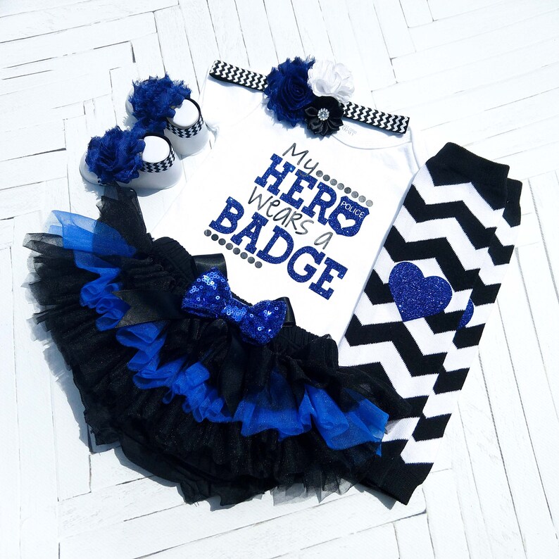 thin blue line baby girl clothes