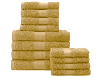 Butter Yellow Bath Towel Set Color