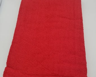 Red Bath Sheet Color