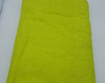 Lime Green Bath Sheet Blank Towels - Order Individually or Sets - Free Shipping