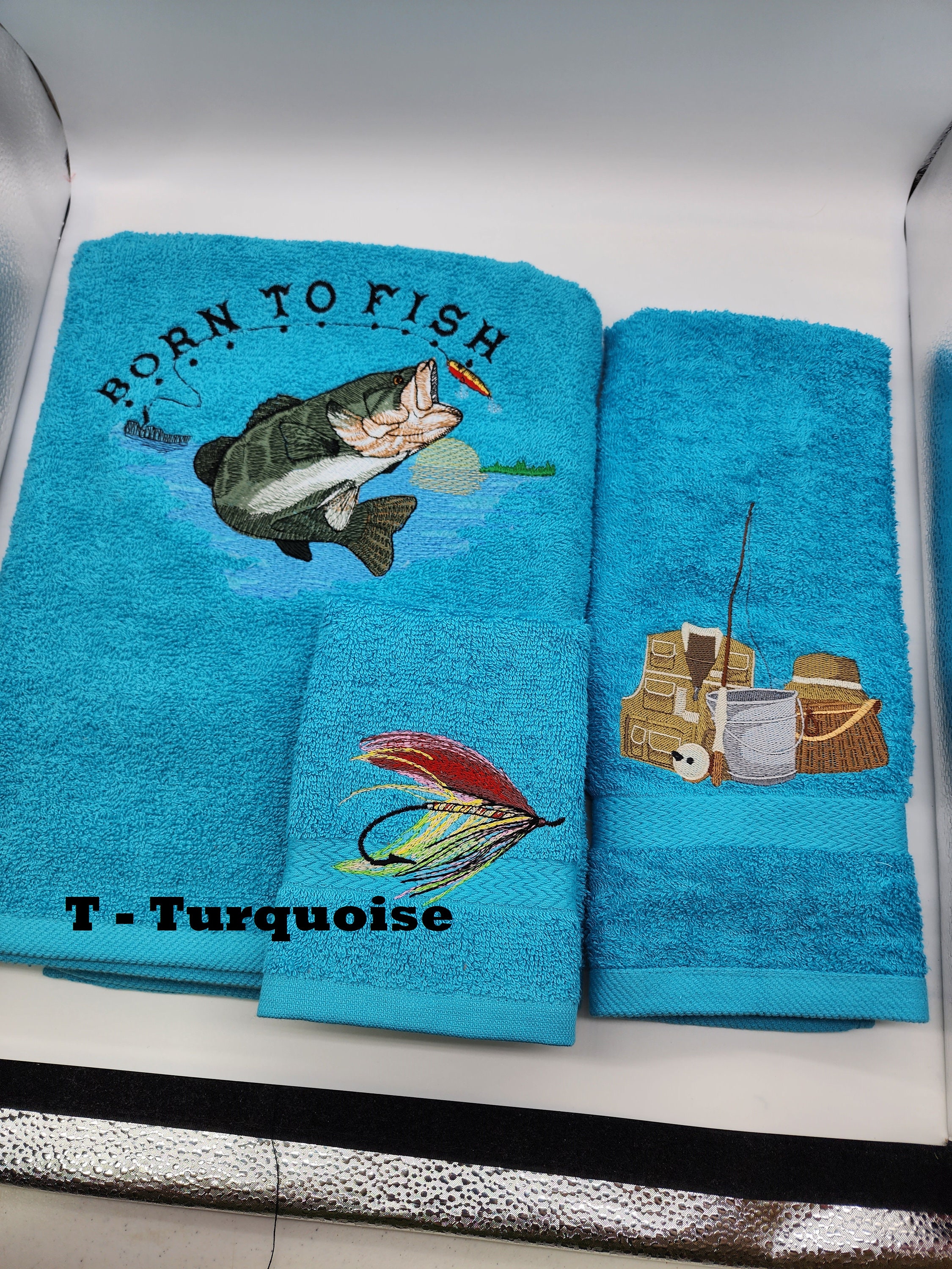 Bass Fishing Towel 