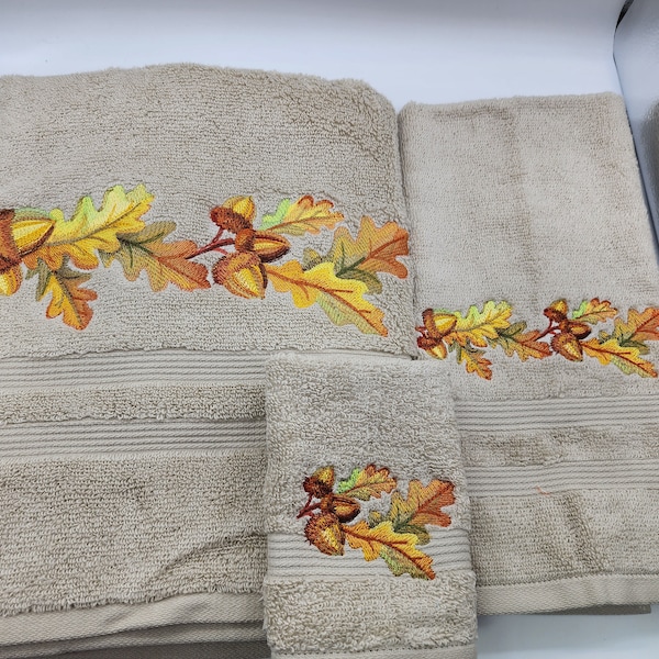 Fall Bath Towel Etsy