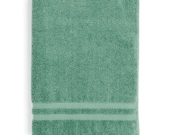 Green Sage Bath Towel/Bath Sheet Blank Towels - Order Individually or Sets - Free Shipping