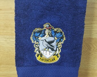 Ravenclaw - Harry Potter Embroidered Hand Towel - Pick Your Color