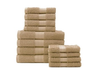 Sandstone/Tan Bath Towel/Bath Sheet Blank Towels - Order Individually or Sets - Free Shipping