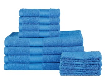 Turquoise Bath Towel/Bath Sheet Blank Towels - Order Individually or Sets - Free Shipping