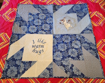 Wall Hanging 0r Table Mat - Olf - I Like Warm Hugs - 23 1/2" by 23 1/2"
