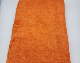 T - Orange Bath Towels