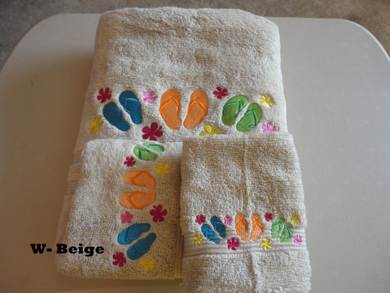 Flip flop hand towels sale